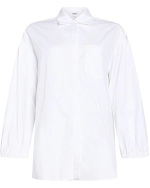 Max Mara Solid Color Shirts - White