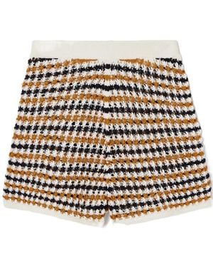 Eres Disco Striped Crochet Shorts - Multicolour