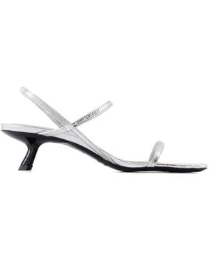 Anine Bing Hilda Slingback Sandals - White
