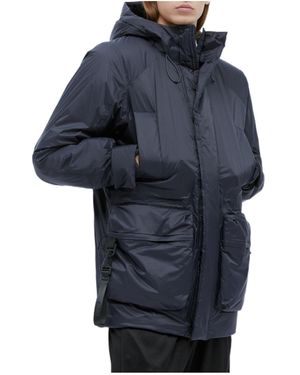 Rains Hooded Jacket - Blue