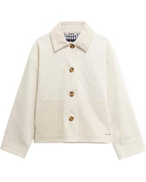 Barbour Versatile Slim Fit Coat - White