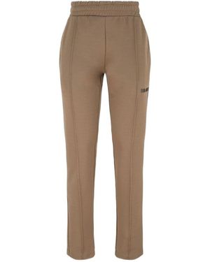 The Attico Elastic Waist Joggers - Natural