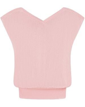 GIMAGUAS Sleeveless Knit Top - Pink