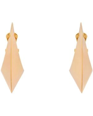 Alaïa Triangle Clip-On Earrings - White