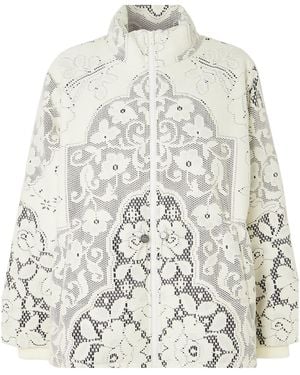 Sea Arianna Padded Lace Jacket - White