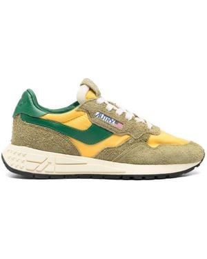 Autry Reelwind Low-Top Sneakers - Yellow