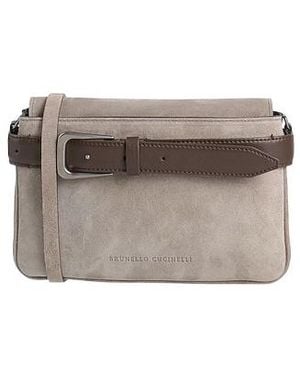 Brunello Cucinelli Mediumsize Shoulder Bag - Gray