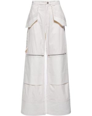 Dion Lee Pocketed Casual Pants - White