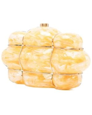 Cult Gaia Irregularly Shaped Clutch - Metallic