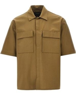 Herno Laminar Oversized Bowling Shirt - Green
