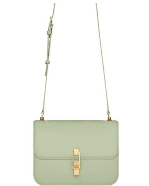 Saint Laurent Le Carr Satchel Bag - White
