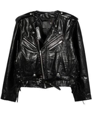 R13 Leather Jackets - Black