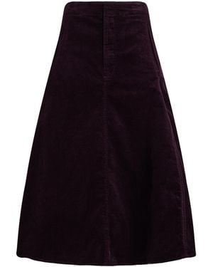 Polo Ralph Lauren A-Line Midi Skirt - Black