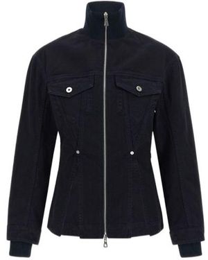 Jean Paul Gaultier The Slit Denim Jacket - Blue