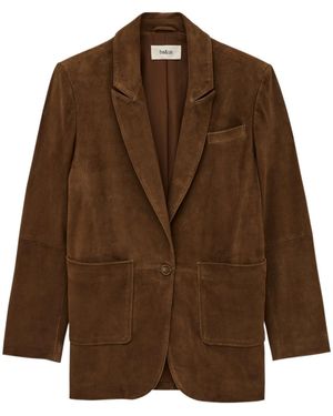 Ba&sh Mosty Single-Breasted Jacket - Brown