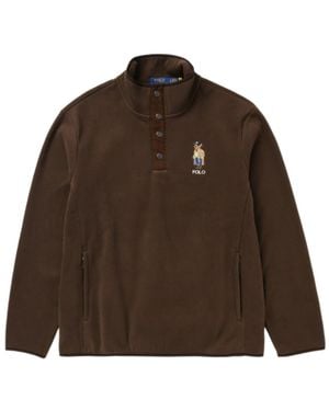Polo Ralph Lauren Polo Bear Fleece Sweatshirt - Brown