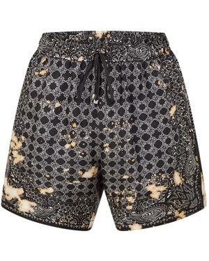 Amiri Casual Printed Shorts - Gray