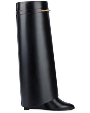 Givenchy Pointed-Toe Knee-High Boots - Black