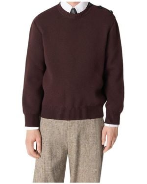 Bottega Veneta Compact Wool Sweater - Brown