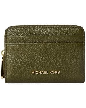 MICHAEL Michael Kors Minimalist Compact Wallet - Green