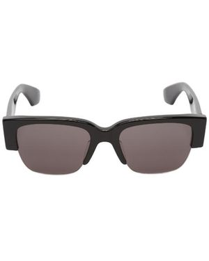McQueen Eyewear Logo Printed Sunglasses - White