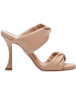 Aquazzura Twist 95 High-Heeled Sandals - Pink