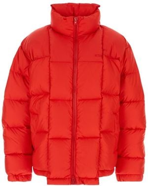 Vetements Long-Sleeved Cotton Jacket - Red