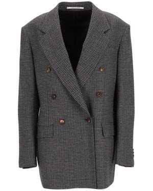 Tagliatore Double-Breasted Blazer - Black