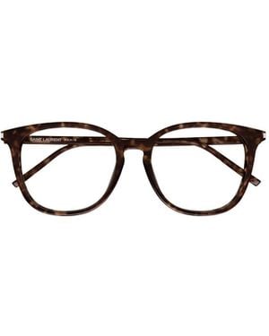 Saint Laurent Eyewear Sl 724 Cat-Eye Glasses - White