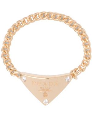 Prada Eternal Chain Ring - White