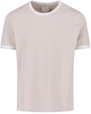 A.P.C. Contrast Trim Crewneck T-Shirt - White