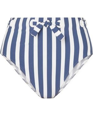 Eres Samba Encanta Striped Bikini Briefs - Blue
