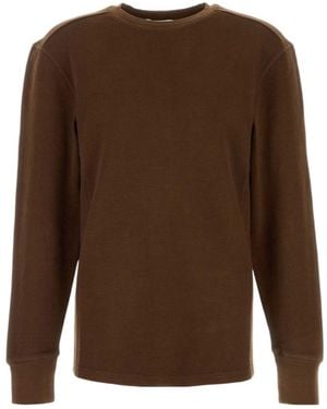 Entire studios Thermal Long Sleeve T-Shirt - Brown
