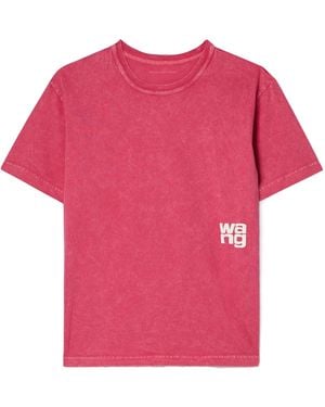 T By Alexander Wang Open-Necked Shirt - Pink