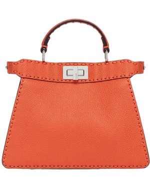 Fendi Peekaboo Iseeu Small Tote Bag - Orange