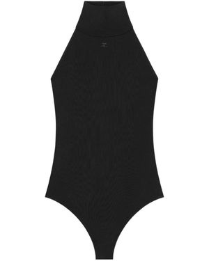 Courreges Backless Bodysuit - Black