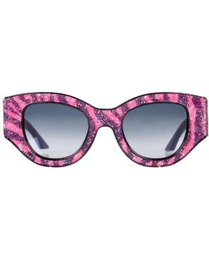 Anna Karin Karlsson Cat's Eye Sunglasses - Purple