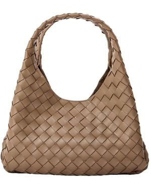 Bottega Veneta Bv Sml Hobo Ld62 - Brown