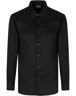 Emporio Armani Casual Longsleeve Top - Black