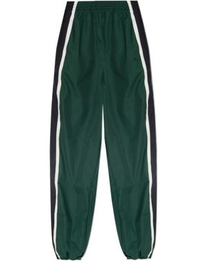 Vetements Stripe Logo Track Pants - Green