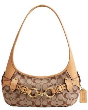 COACH Belted Ergo Shoulder Bag 26 - Brown