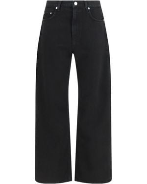 Haikure Logo Patch Pants - Black