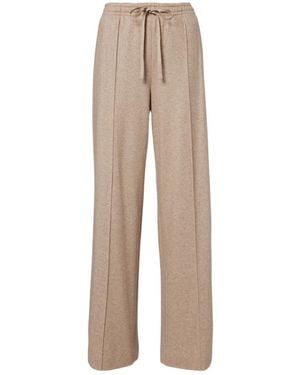 Vince Wool-Blend Wide-Leg Pants - Natural