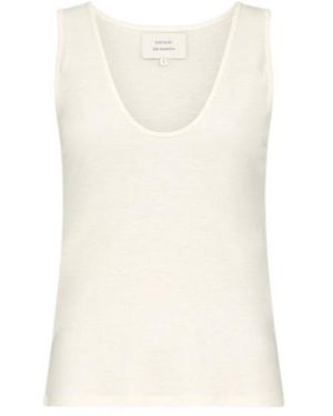Loulou de Saison Scoop-Neckline Tank Top - White