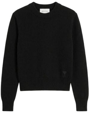 Ami Paris Ami De Coeur Sweater - Black