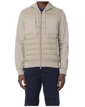 Moose Knuckles Long Sleeve Down Jacket - Blue