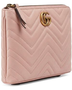 Gucci Gg Marmont Series Handbags - Pink