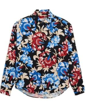 Ami Paris Boxy Shirt - Blue