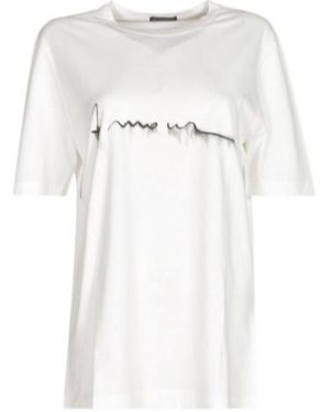 Ann Demeulemeester Crew Neck Short-Sleeved T-Shirt - White