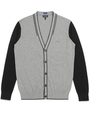 Armani Jeans V-Neck Cardigan - Gray